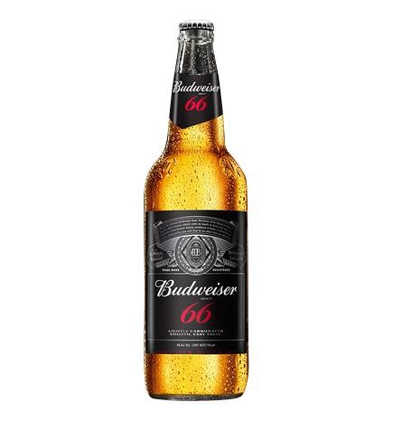 CERVEZA BUDWEISER 66 BOTELLA 710ML