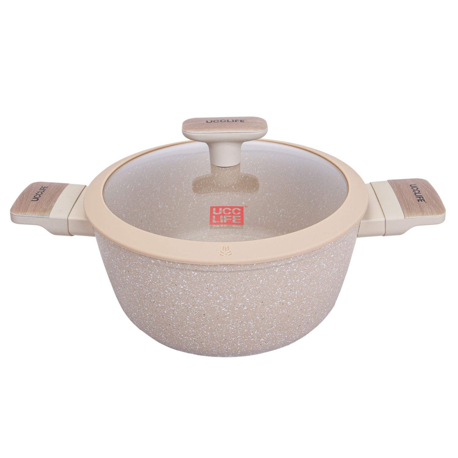 CACEROLA A INDUCCION UCC LIFE ANTIADHERENTE 3.5L 22CM 