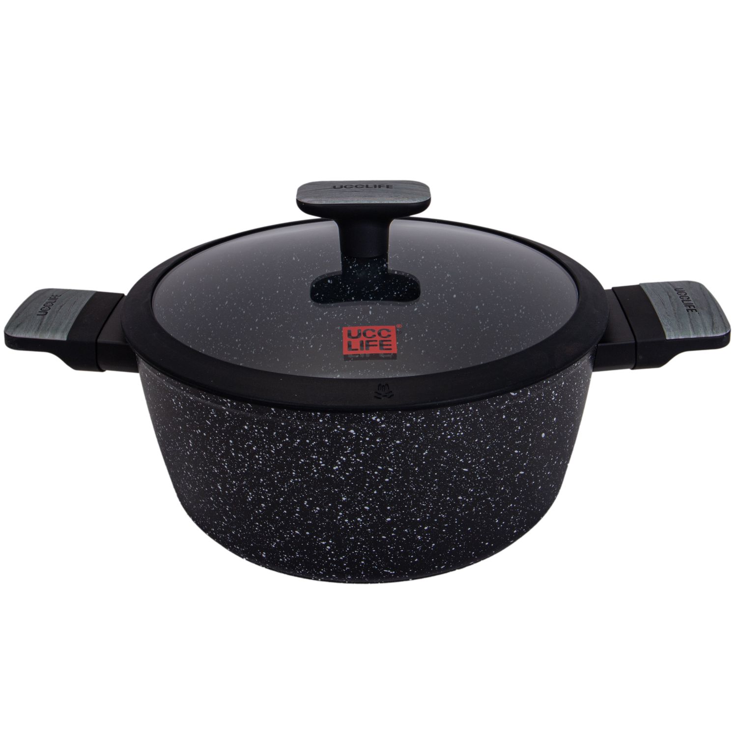 CACEROLA A INDUCCION UCC LIFE ANTIADHERENTE 4.6L 24CM 