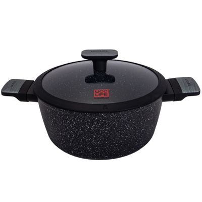 CACEROLA A INDUCCION UCC LIFE ANTIADHERENTE 4.6L 24CM 