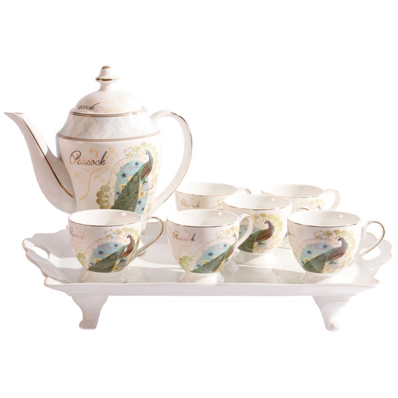 JUEGO DE PORCELANA  PARA TÉ Y CAFÉ 8PZ
