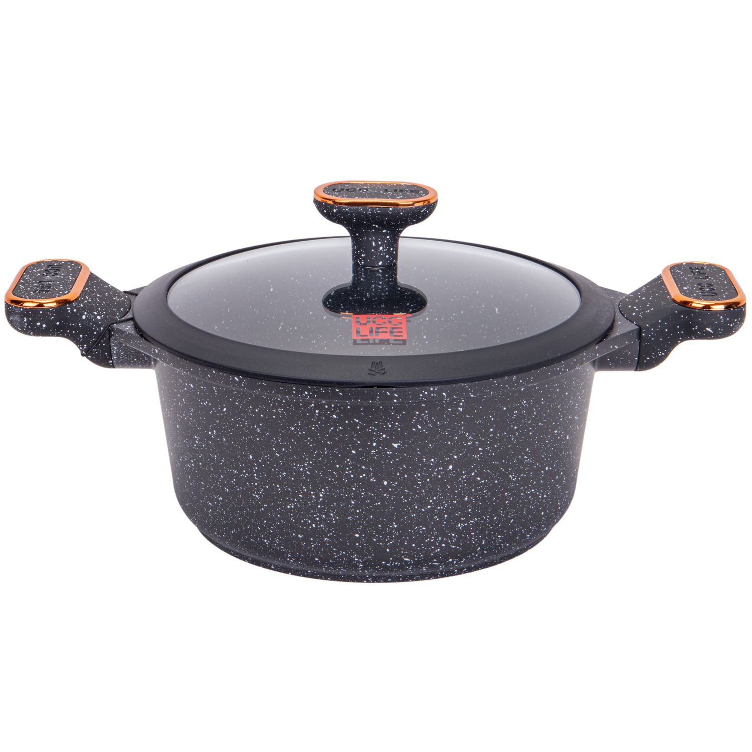 CACEROLA A INDUCCION UCC LIFE ANTIADHERENTE 3.3L 22 CM