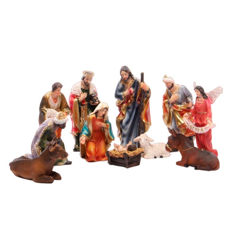 PESEBRE SET NAVIDEÑO H12CM FIGURAS DECORATIVAS