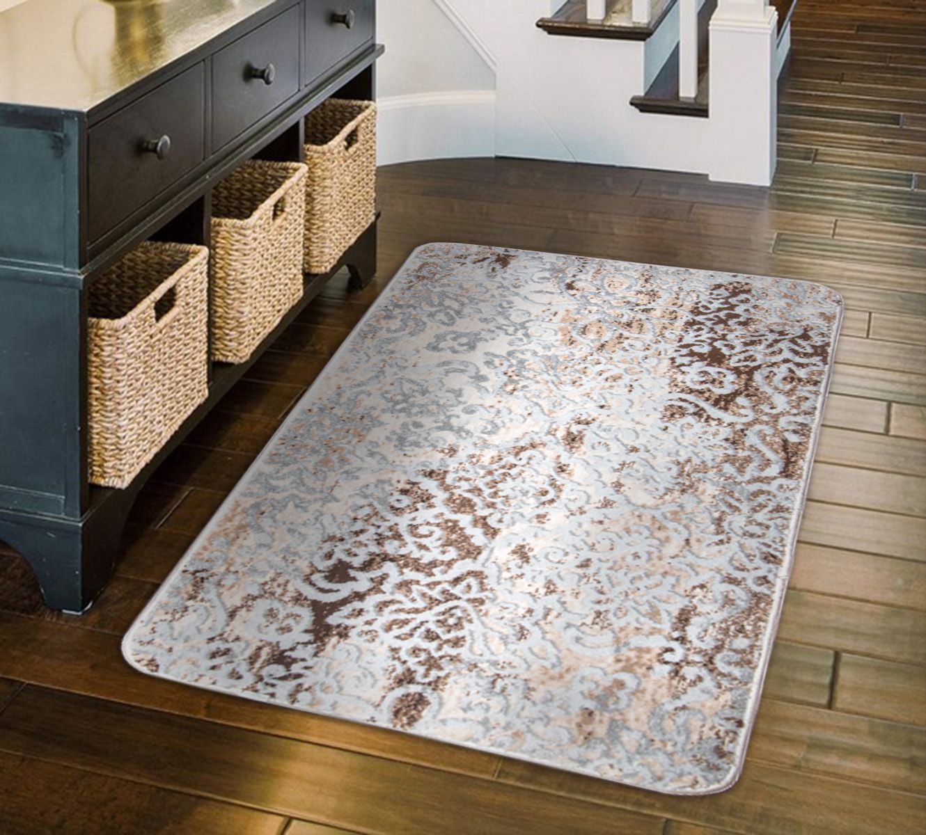 TAPETE BOREGO 2100 D.BROWN 50X90