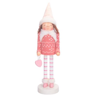 HADA NAVIDEÑA ROSADO 38CM