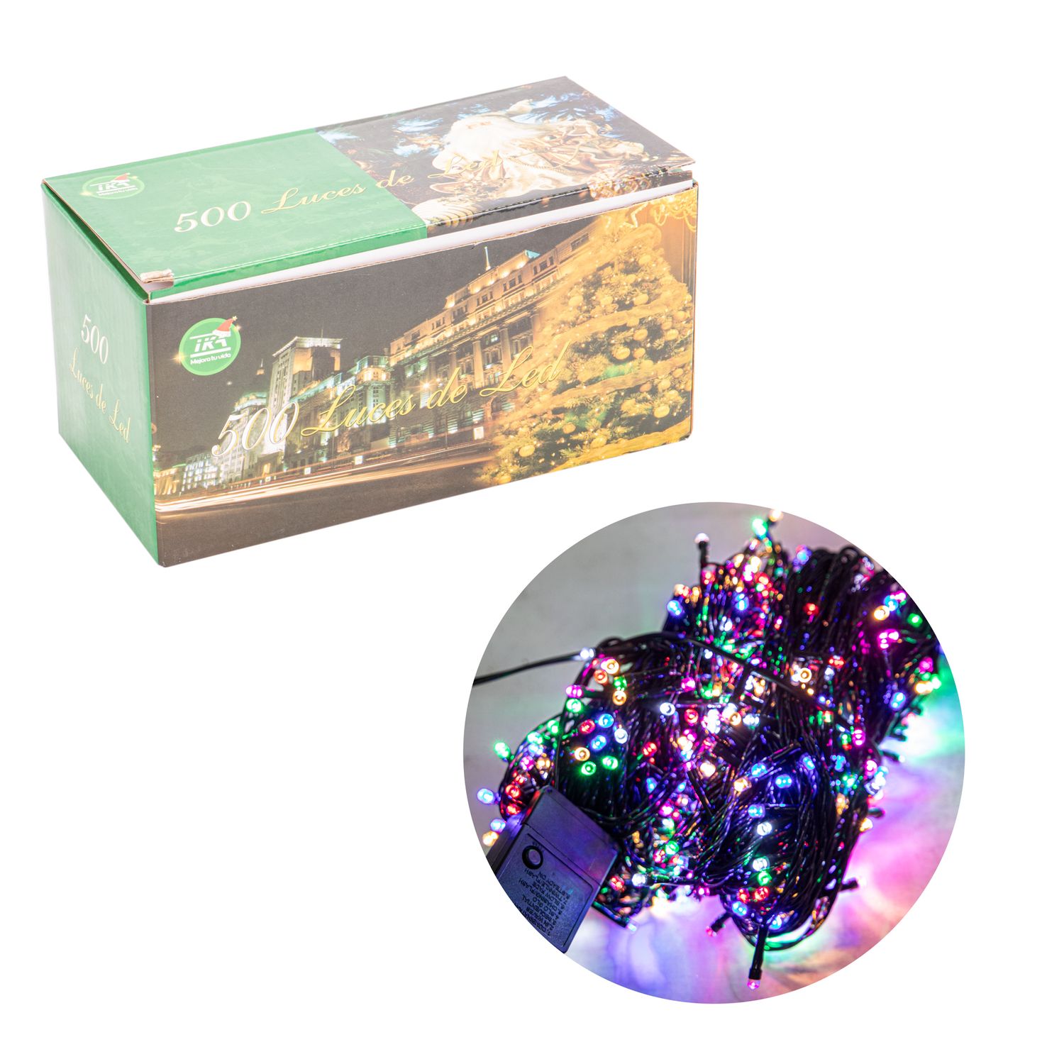 LUCES PISCA PISCA 500LED 35MTS 220V COLORIDO