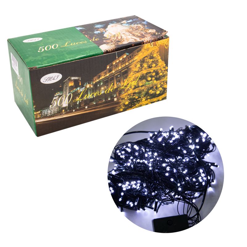 LUCES PISCA PISCA 500LED 35M 220V BLANCO