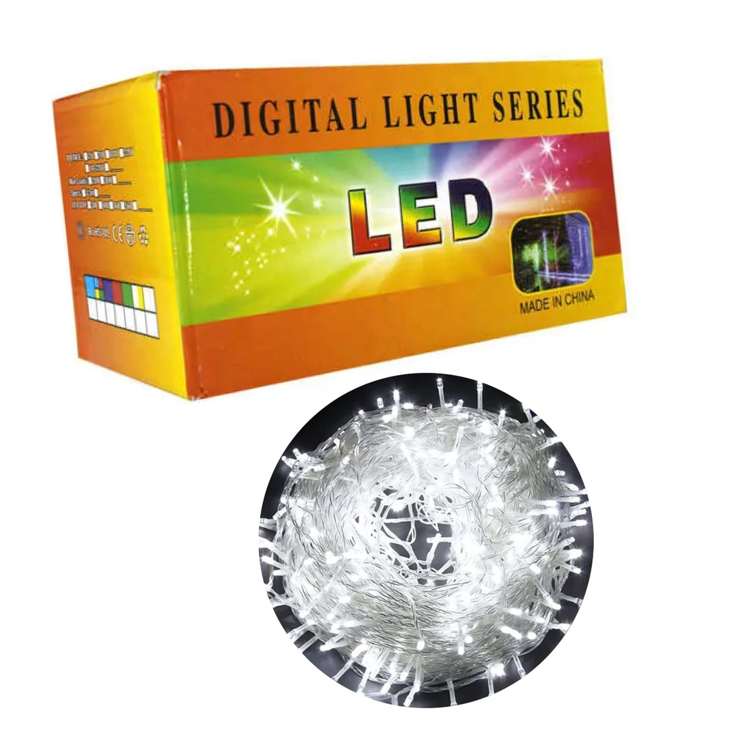 LUCES PISCA PISCA NAVIDEÑA 400LED 36M BLANCO 110V