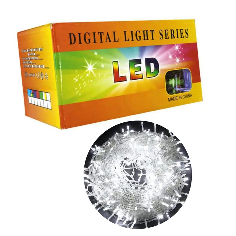 LUCES PISCA PISCA NAVIDEÑA 400LED 36M BLANCO 110V