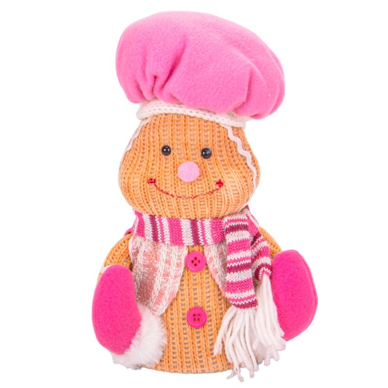MUÑECA GALLETA JENGI NAVIDEÑO CON LUZ A PILA 2A 28CM