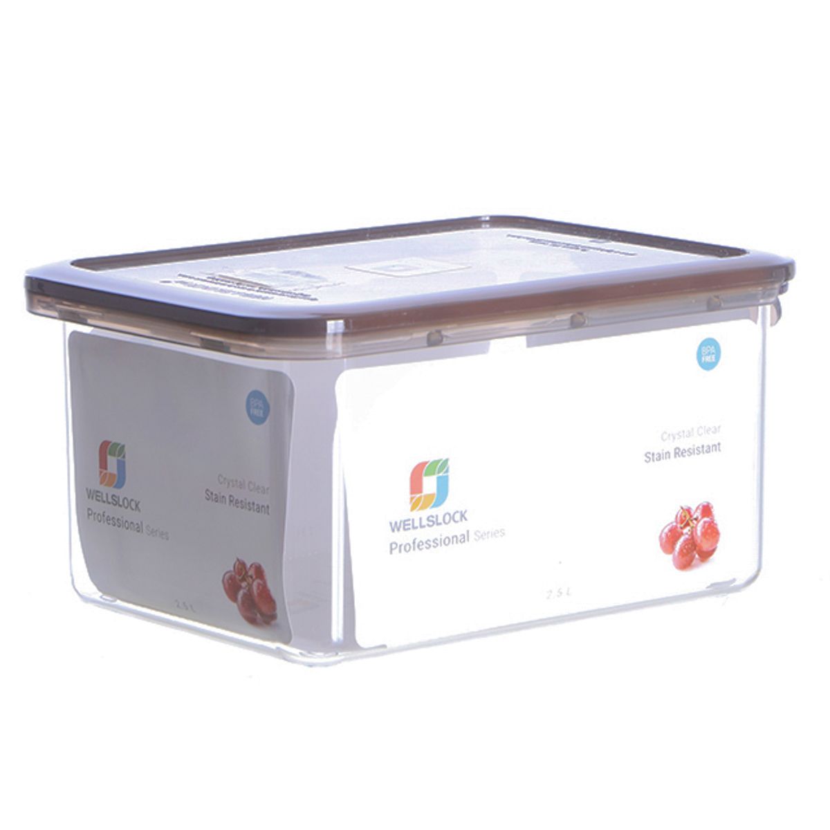 TAPPER HERMETIC DE PLASTICO RECTANGULAR 2.5L