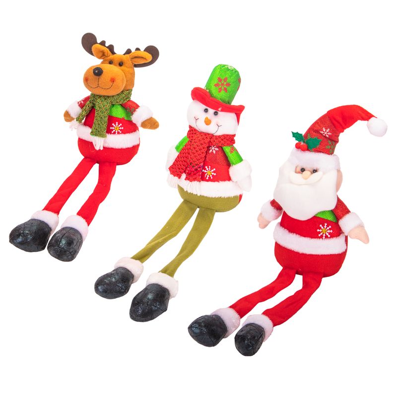 COLGANTE FIGURA NAVIDEÑA POR UNIDAD 25CM*18CM