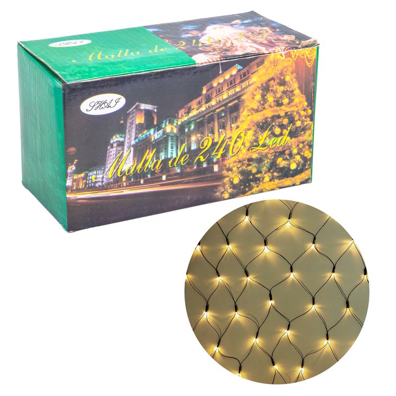 LUCES PISCA PISCA RED COLORIDO 240LED 110V 3M