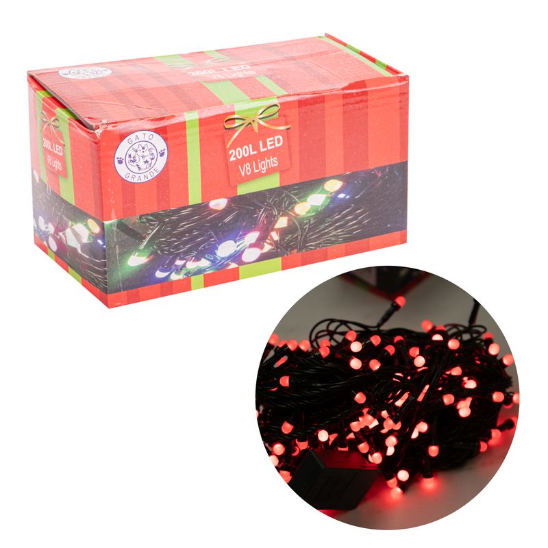 LUCES PISCA PISCA LAMPARA DE ARROZ 200 LED 220V