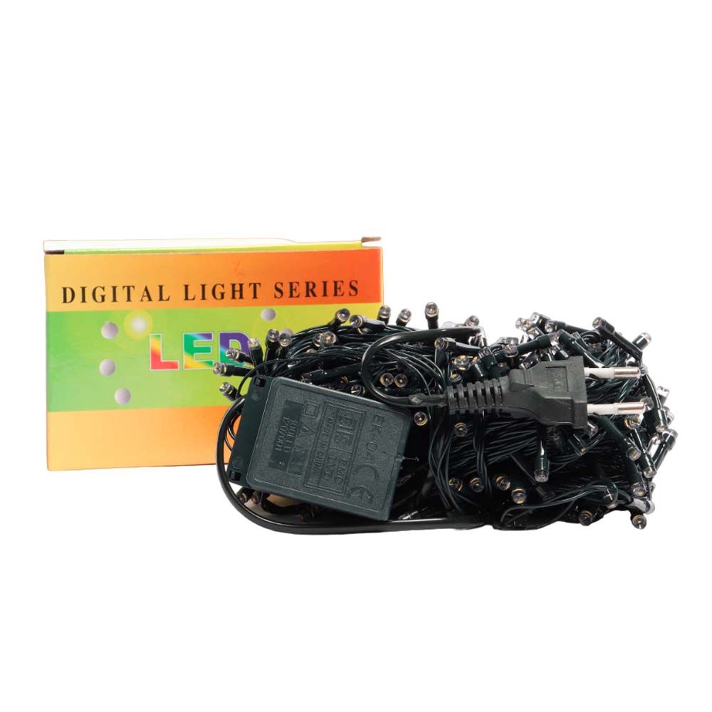 LUCES PISCA PISCA NAVIDEÑAS 300L 127V BLANCO CÁLIDO