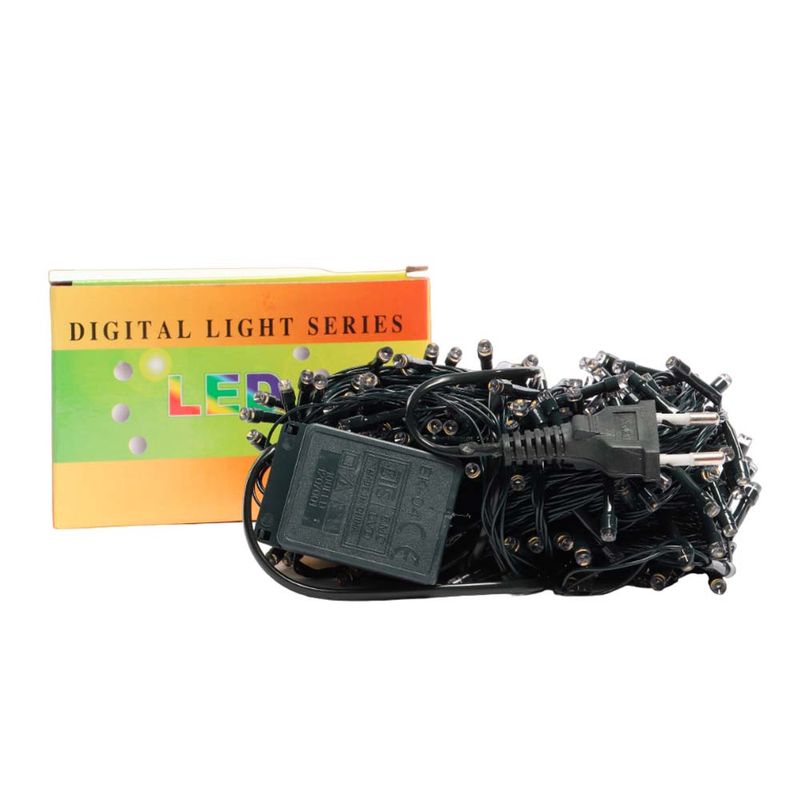 LUCES PISCA PISCA NAVIDEÑAS 300L 127V BLANCO CÁLIDO
