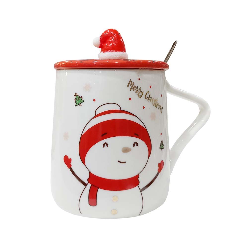 TAZA NAVIDEÑA MUNECO NIEVE 400ML