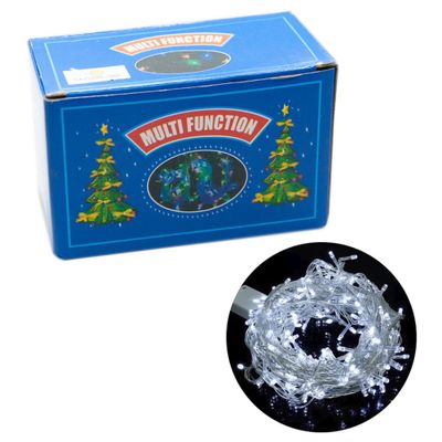 LUCES PISCA PISCA NAVIDEÑA 200LED 16M BLANCO 110V