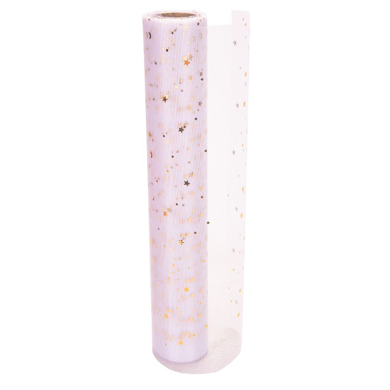 MALLA CON ESTRELLAS 3 COLORES 36CMX10M