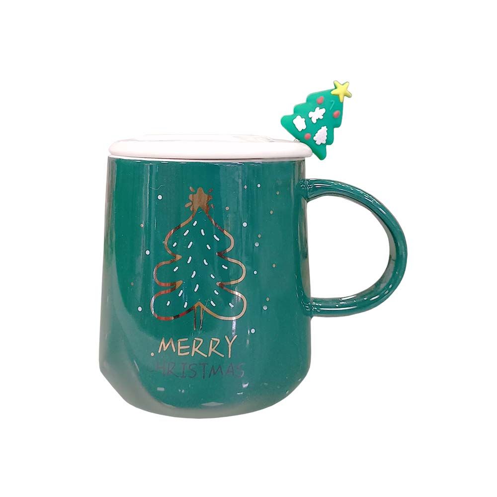 TAZA NAVIDEÑA VERDE