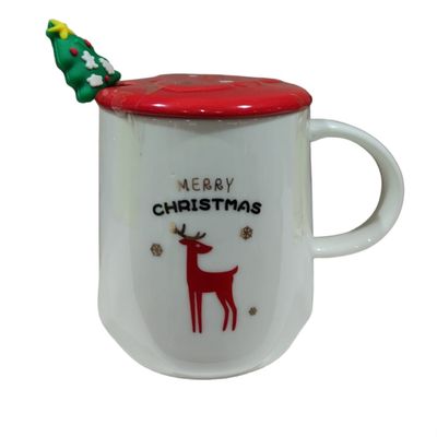 TAZA PORCELANA NAVIDEÑA RENO 