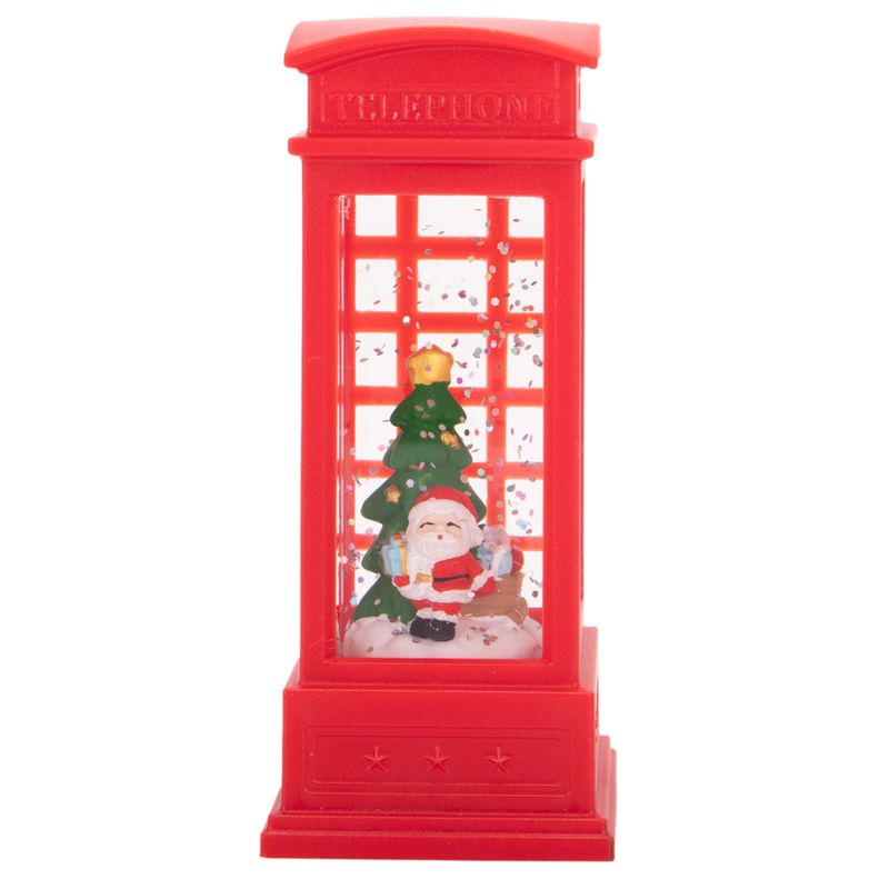 LAMPARA CON LUZ ESCENARIO NAVIDEÑO 13CNX8CM