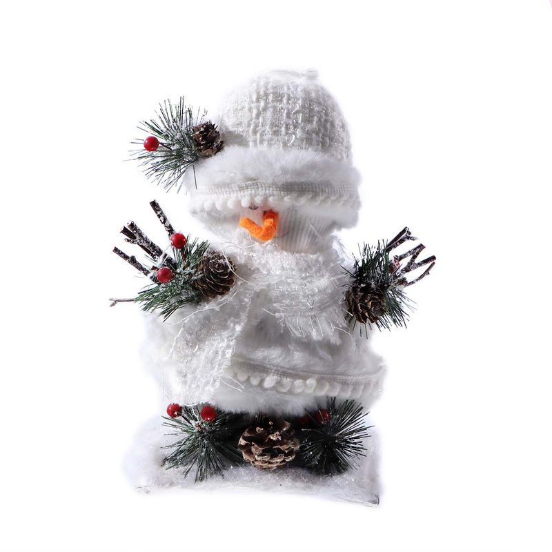 FIGURA NAVIDEÑA HOMBRE DE NIEVE 18*8*21