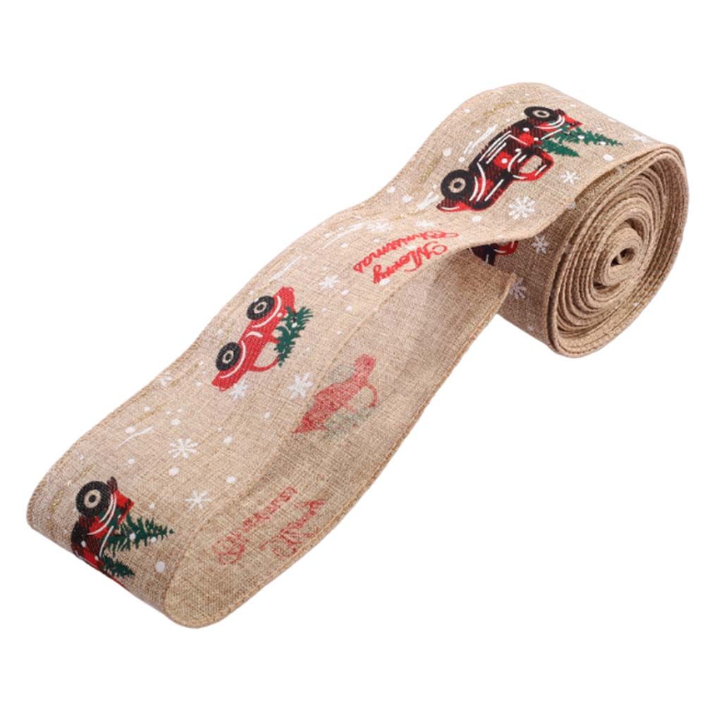 CINTA PARA DECORACCION NAVIDEÑA MERRY CHRISTMAS 6.3CMX10M