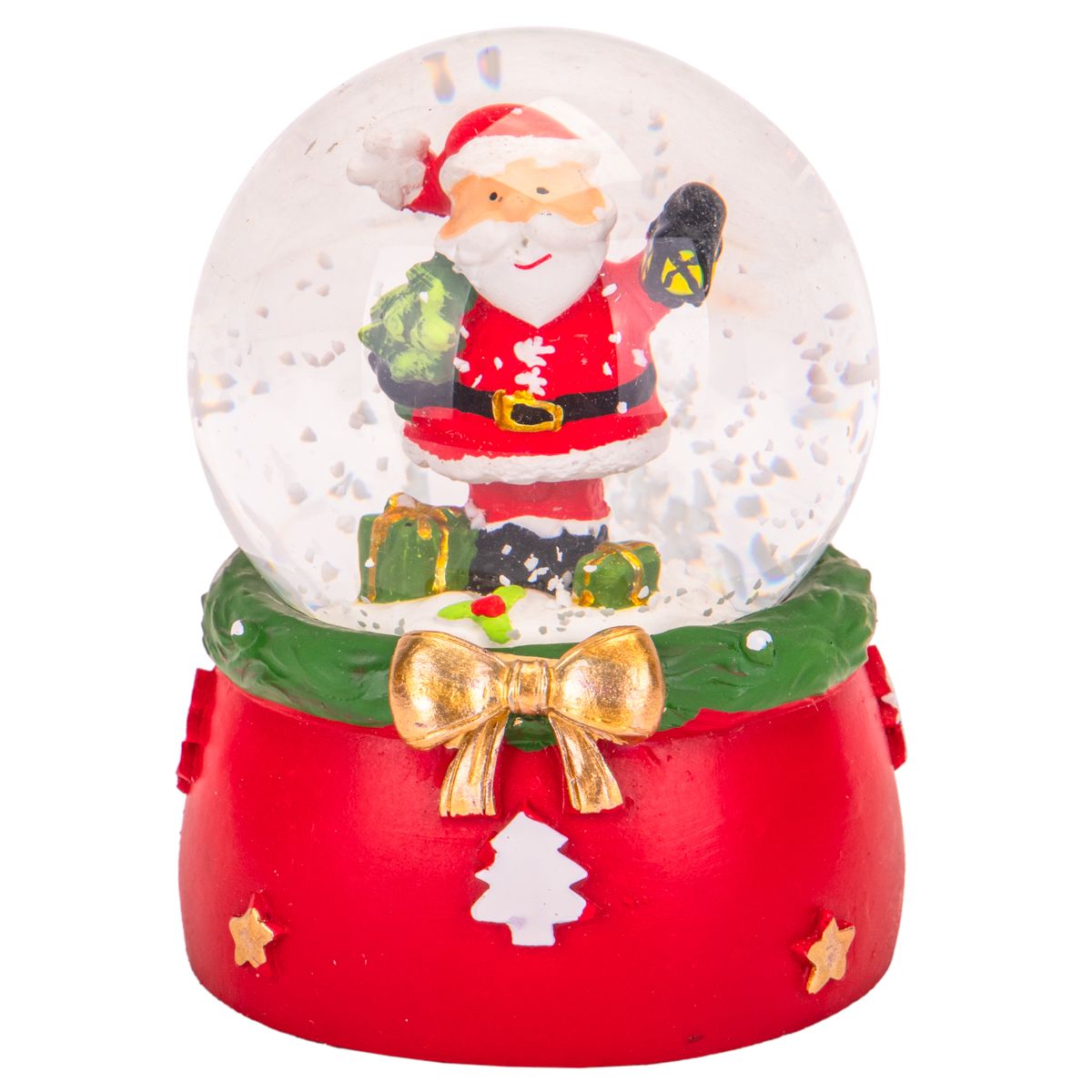 GLOBO DE NIEVE NAVIDEÑO 10CM ALTURA 7CM DIAMETRO