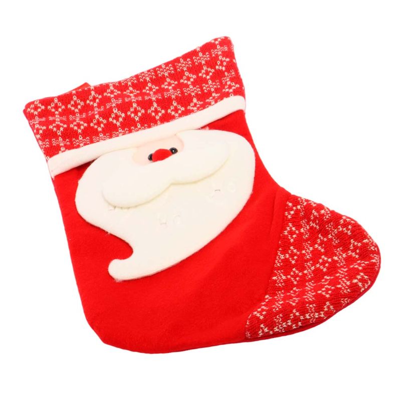 BOTA NAVIDEÑA ROJA PAPA NOEL