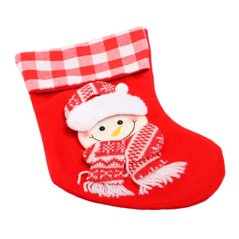 BOTA NAVIDEÑA MUNECO DE NIEVE