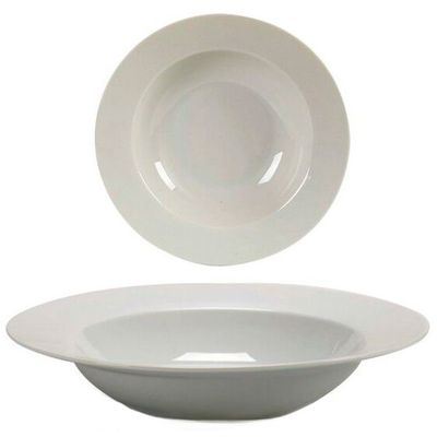 PLATO DE PORCELANA HONDO BL 21CM 
