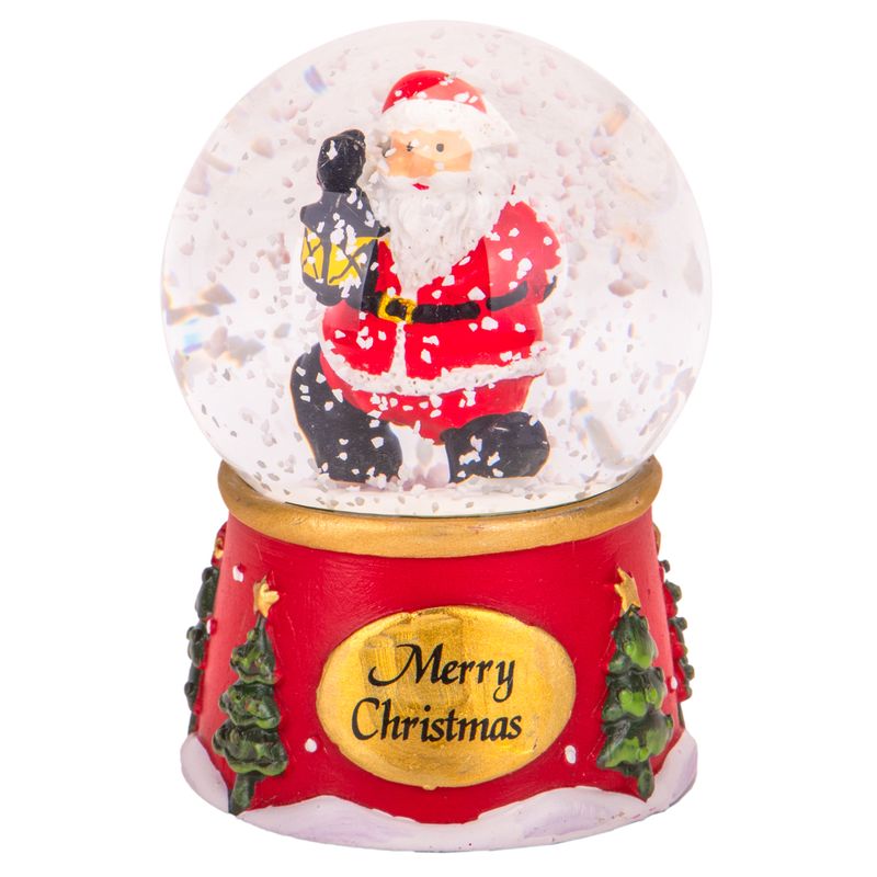 GLOBO DE NIEVE NAVIDEÑO 10CM ALTURA 7CM DIAMETRO