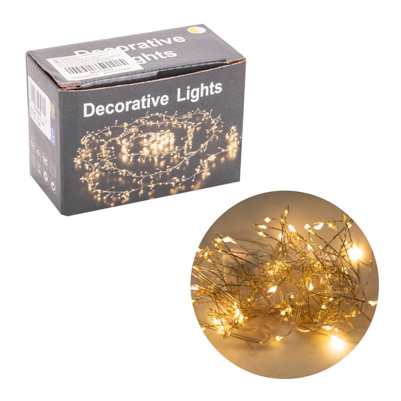 LUCES PISCA PISCA 100 LED LINEAL 300CM 220V BLANCO