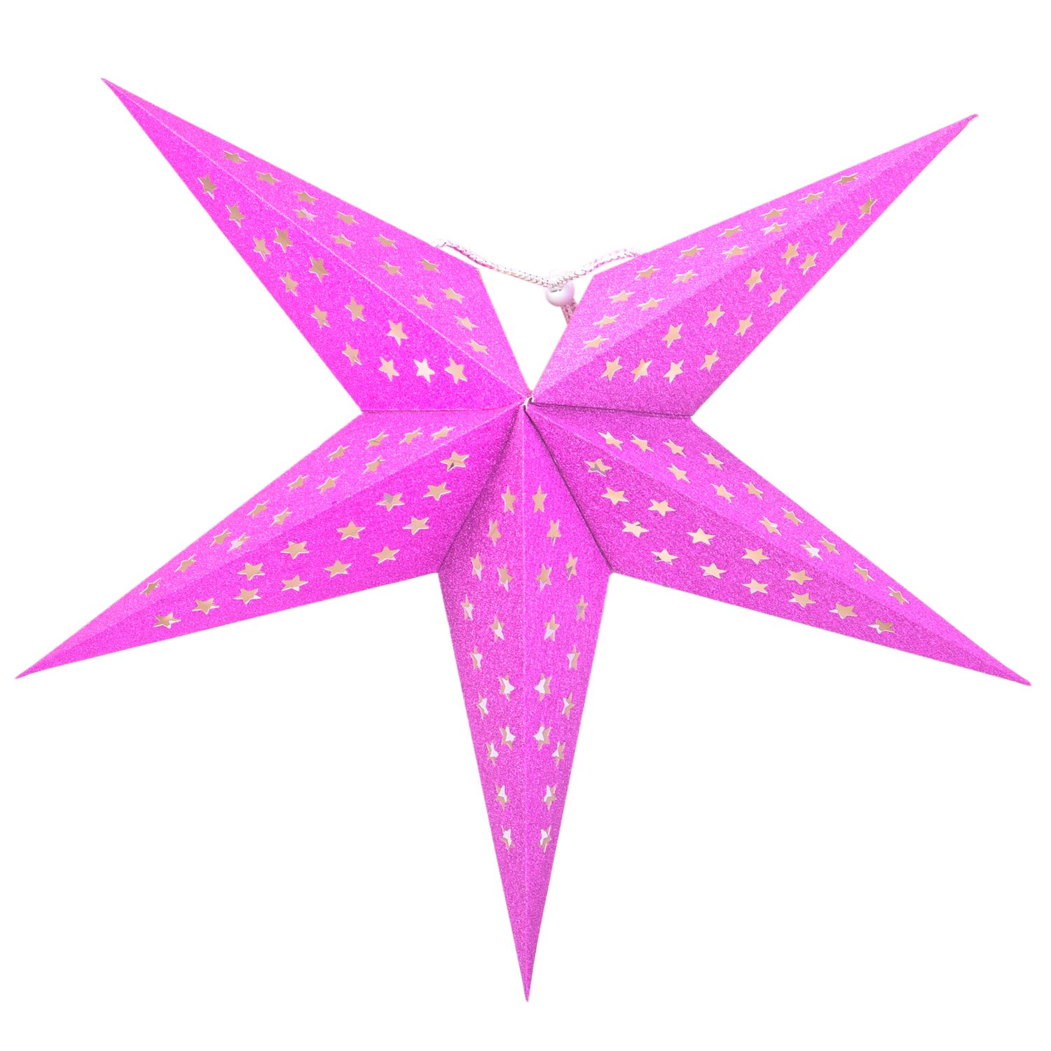 ESTRELLA COLGANTE DE 5 PUNTOS 32 CM