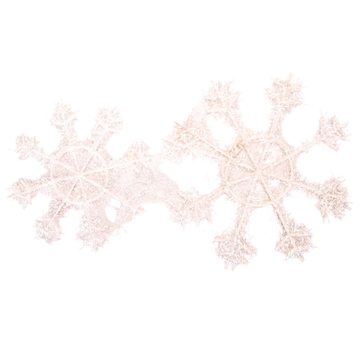 ADORNO NAVIDEÑO DE COPOS DE NIEVE 