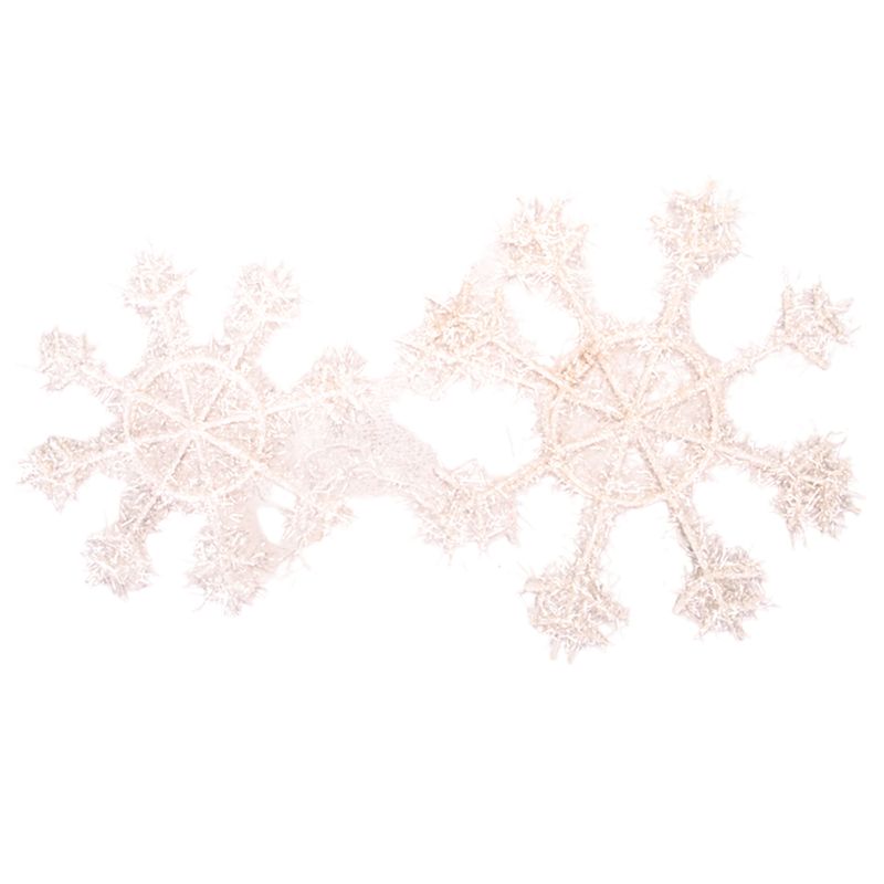 ADORNO NAVIDEÑO DE COPOS DE NIEVE 