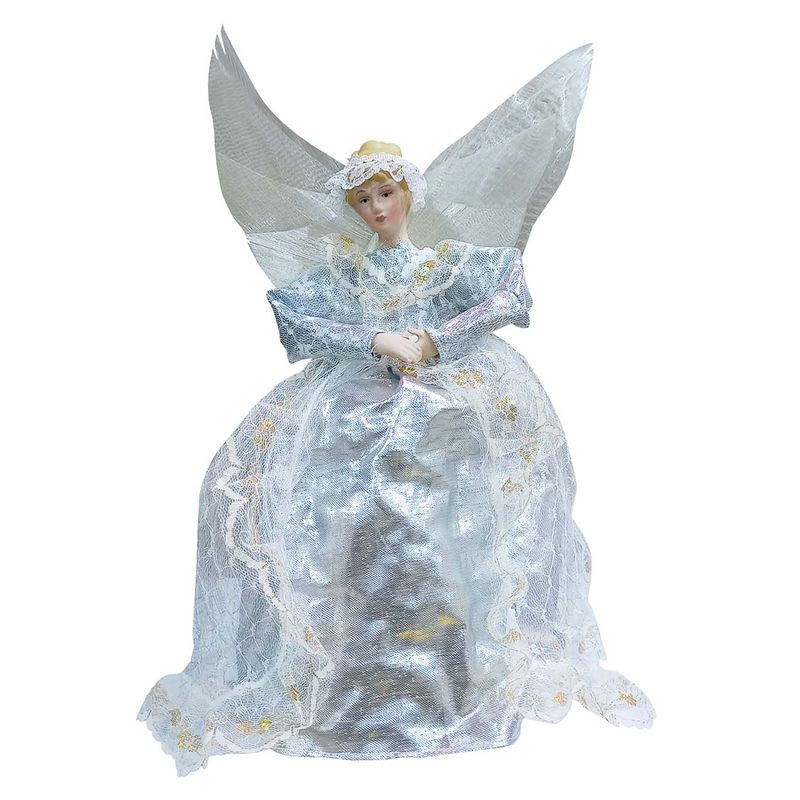 ANGEL PLATEADO 40CM 110V