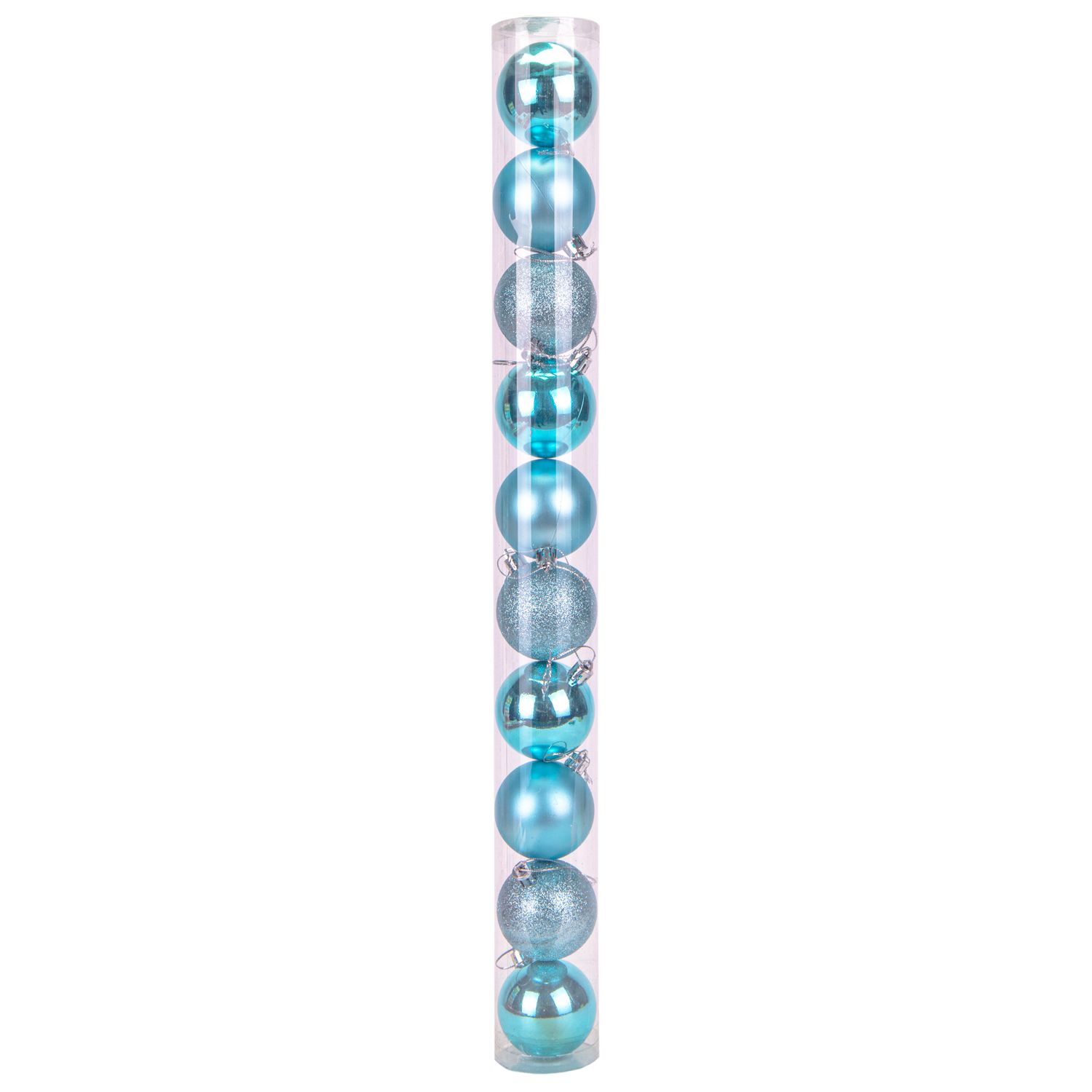 BOLA NAVIDEÑA AZUL DIFERENTES TONOS 10PCS 5CM