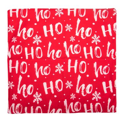 FUNDA PARA ALMOHADA HO HO HO 45X45 CM
