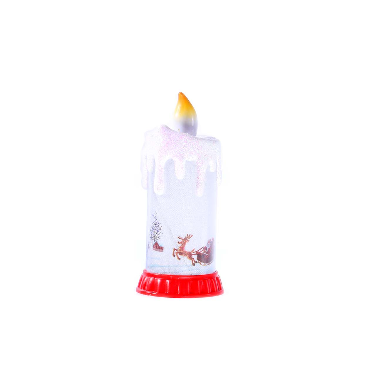 VELA NAVIDEÑA DECORATIVA 12CM