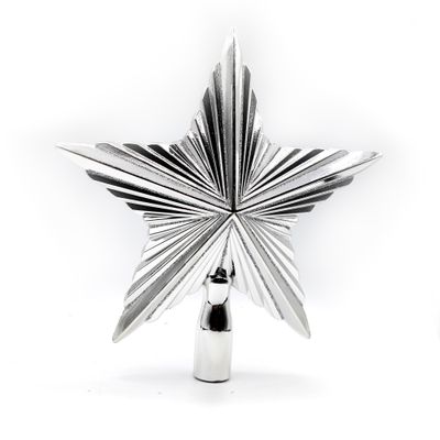 ESTRELLA PLATEADA PARA ARBOL NAVIDEÑO
