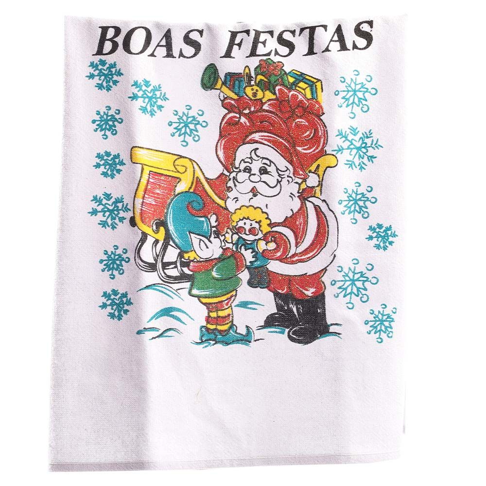 TRAPO NAVIDEÑO CON GLITTER 43X71