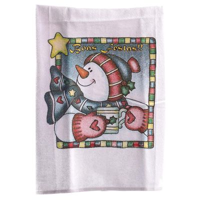 TRAPO NAVIDEÑO BORDADO 43X17