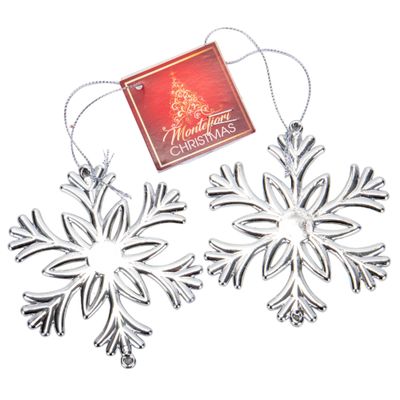 ADORNO COLGANTE DE COPO DE NIEVE 2PZS