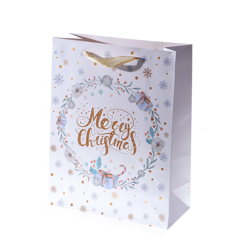 BOLSA DE REGALO NAVIDEÑO 25X32X11CM