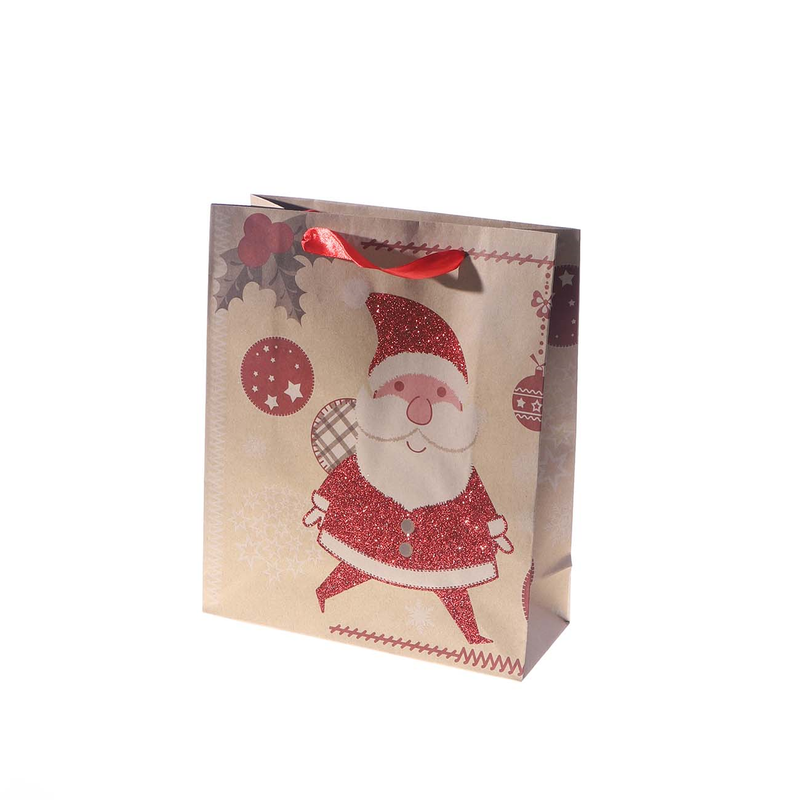 BOLSA DE REGALO NAVIDEÑO 27X32X11CM