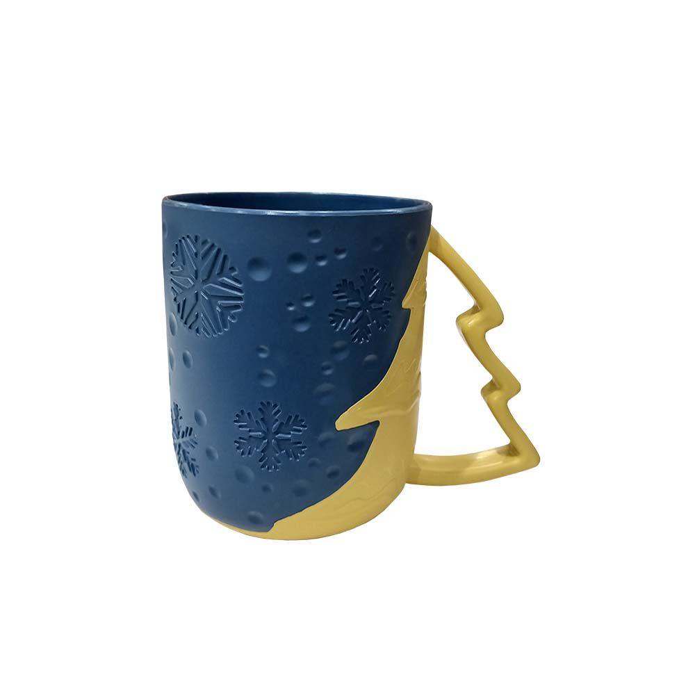 TAZA NAVIDEÑA AZUL