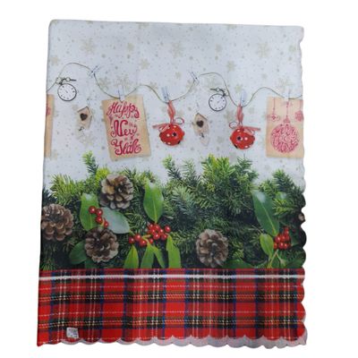 MANTEL NAVIDEÑO 120X150CM 