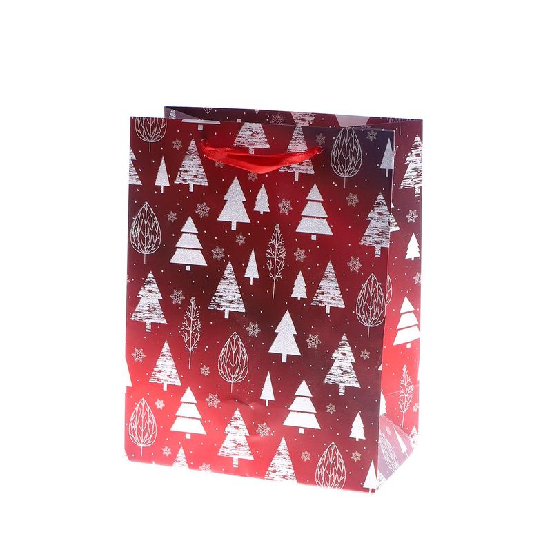 BOLSA DE REGALO NAVIDEÑO 18X23X10CM